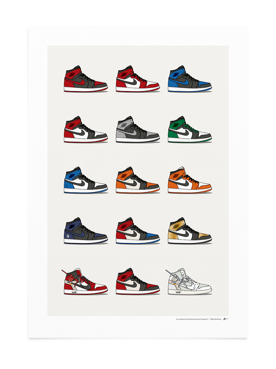 Jordan 1 Hype Collection – KickPosters