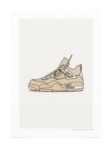 off white jordan cartoon