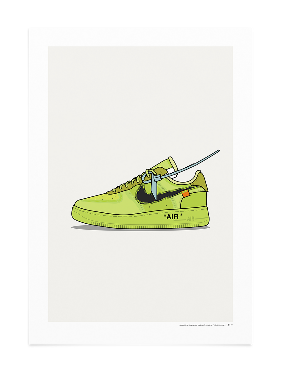 off white air force 1 cartoon