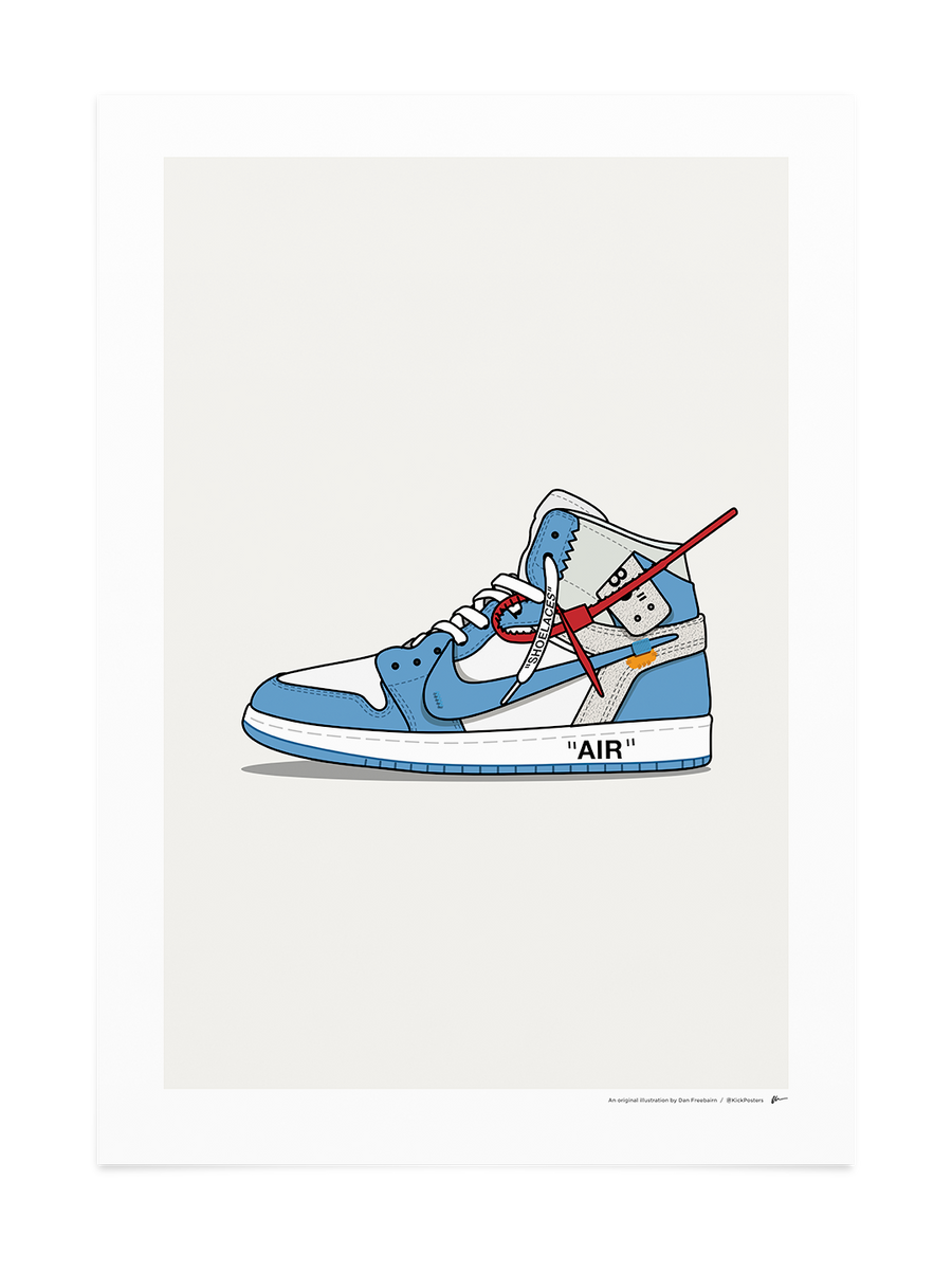 off white jordan drawing