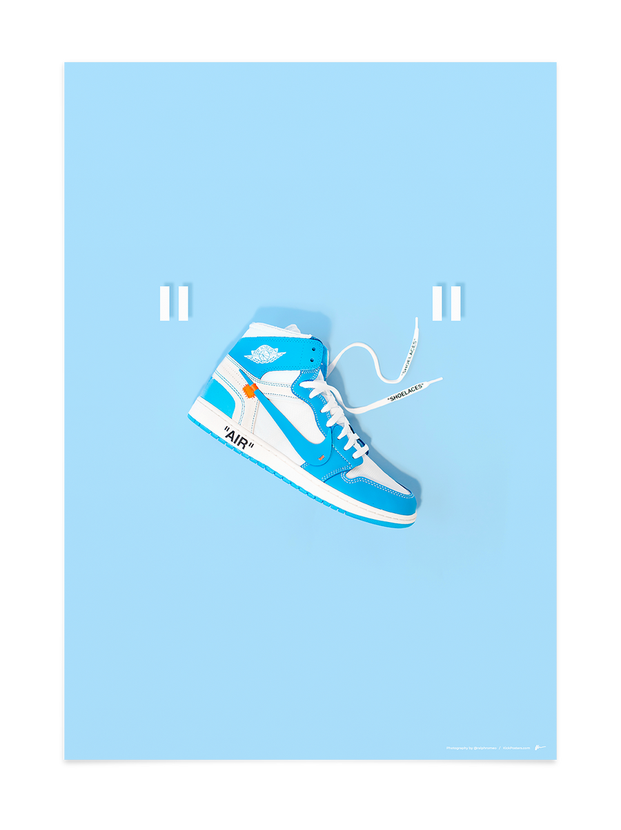 off white jordan one unc