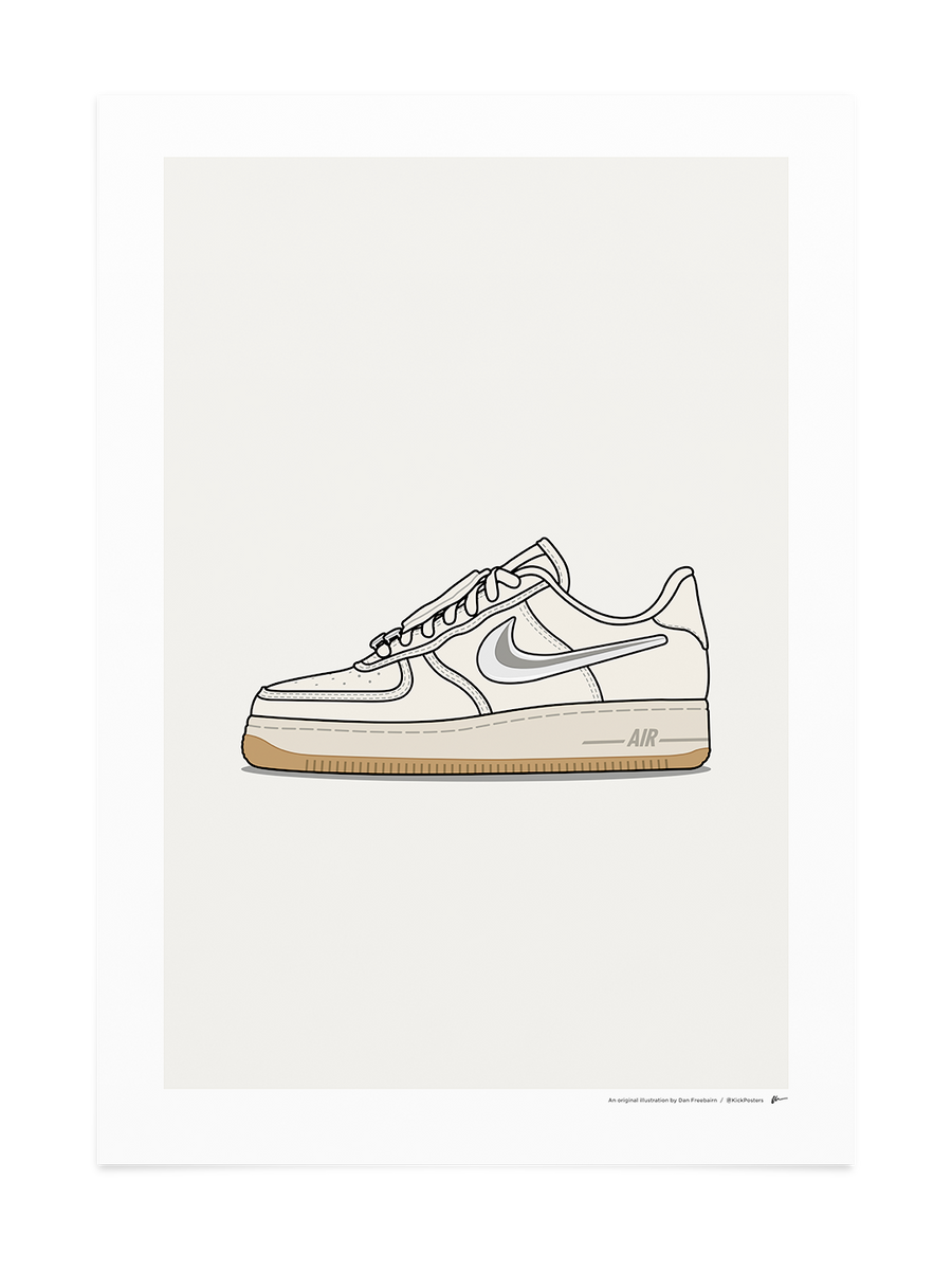 air force ones drawing