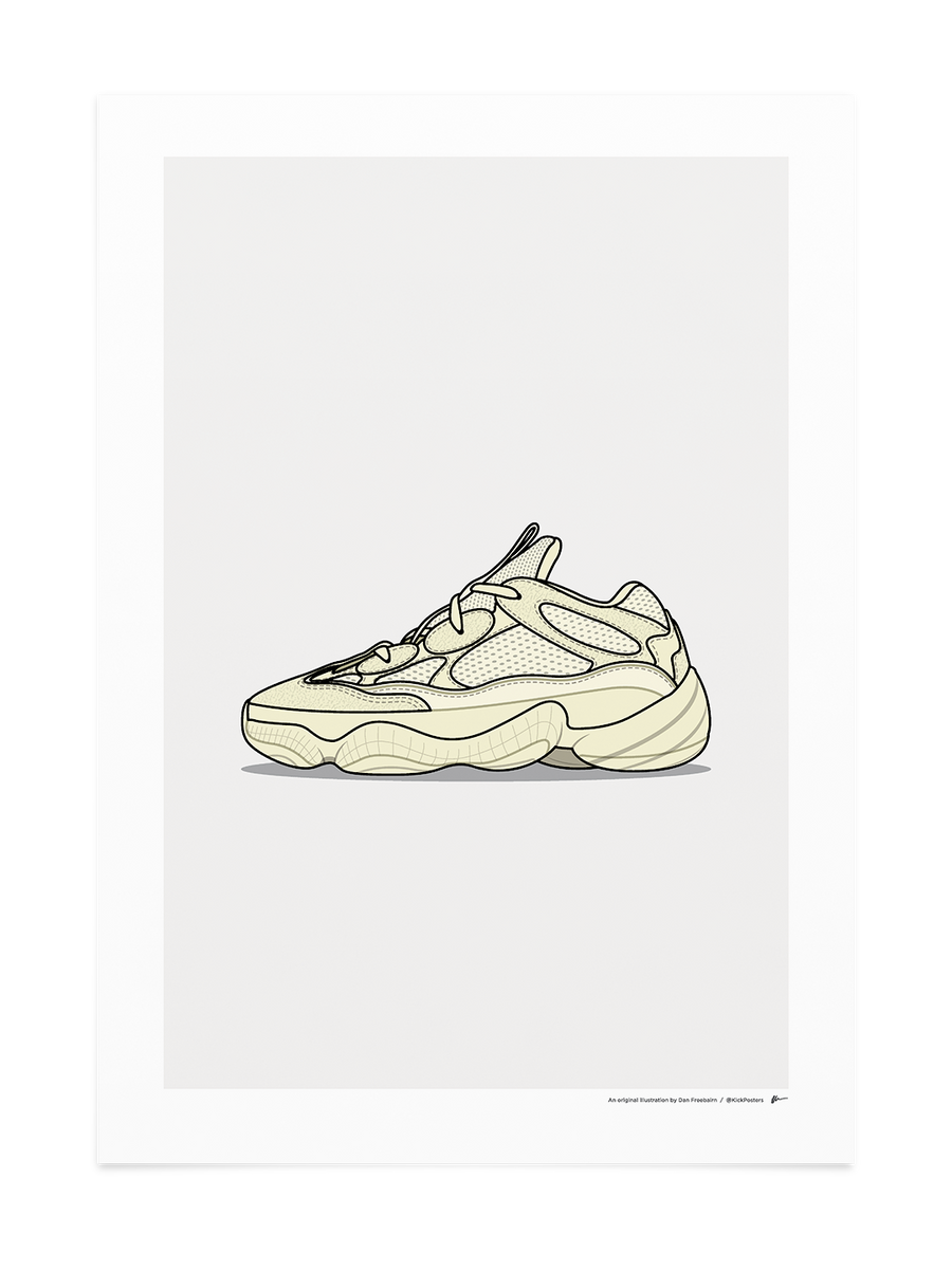 yeezy 500 drawing