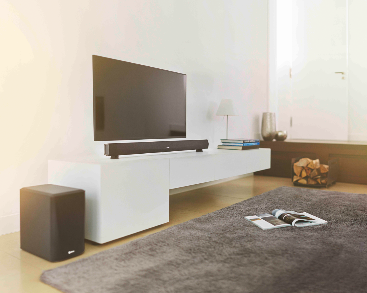 Perseus Ophef ijsje Modern Wireless Home Speaker System - HEOS HomeCinema | Modern Speakers