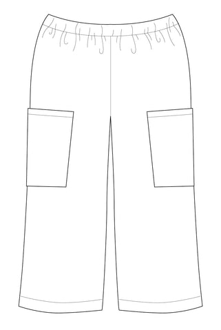 T+T Digital Sewing Pattern - Pull-on Pants for Dolls