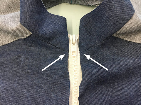 How to Add a Visible Zipper to Outerwear by Twig + Tale