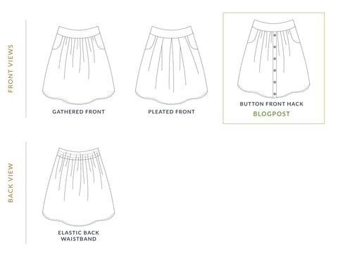 Meadow Skirt PDF Sewing Pattern by Twig + Tale