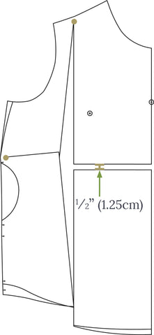 Fuller Bust Adjustment (FBA) for a Flat Front Garment by Twig + Tale