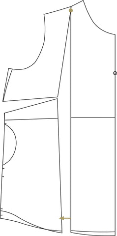 Fuller Bust Adjustment (FBA) for a Flat Front Garment - Adding a Dart by Twig + Tale