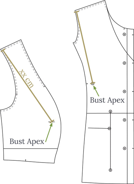 How to do a FBA or SBA for a Princess Seam - Fable Dress, Pathfinder V ...