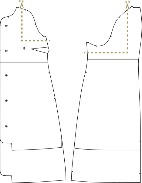 Wide Shoulder Adjustment for Coat by Twig + Tale