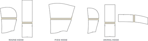 How to Adjust the Size of a Hood for a Twig + Tale Pattern