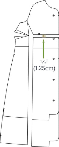Fuller Bust Adjustment (FBA) for a Raglan Sleeve Garment - Grove