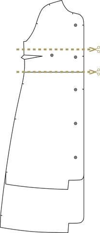 Smaller Bust Adjustment (SBA) for Raglan Sleeve Top