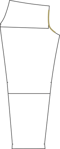 Trouser Waist Height Adjustment for a Lower Front Rise by Twig + Tale