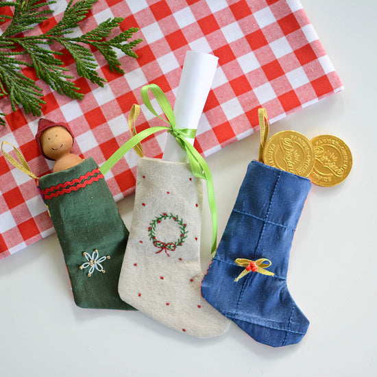 Mini Christmas Stockings Advent Calendar Twig Tale