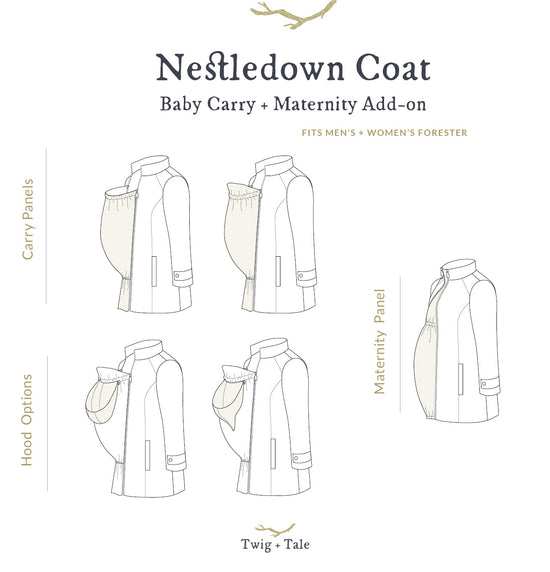 maternity and babywearing coat