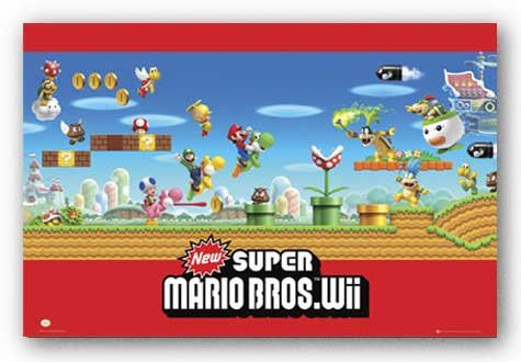 Super Mario poster: Character Grid (24x36) Nintendo