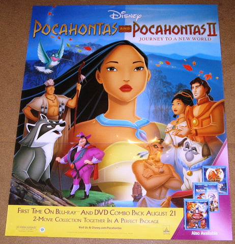 Pocahontas Combo Pack Movie Poster Used Disney – City Poster Company