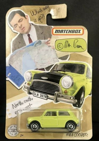 New 21 Matchbox Mr Bean Mini Cooper Car Green Mason City Poster Company