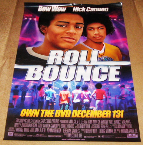 Roll Bounce Movie Poster 27x40 Used Marcus T Paulk, Kellita Smith, Dam ...