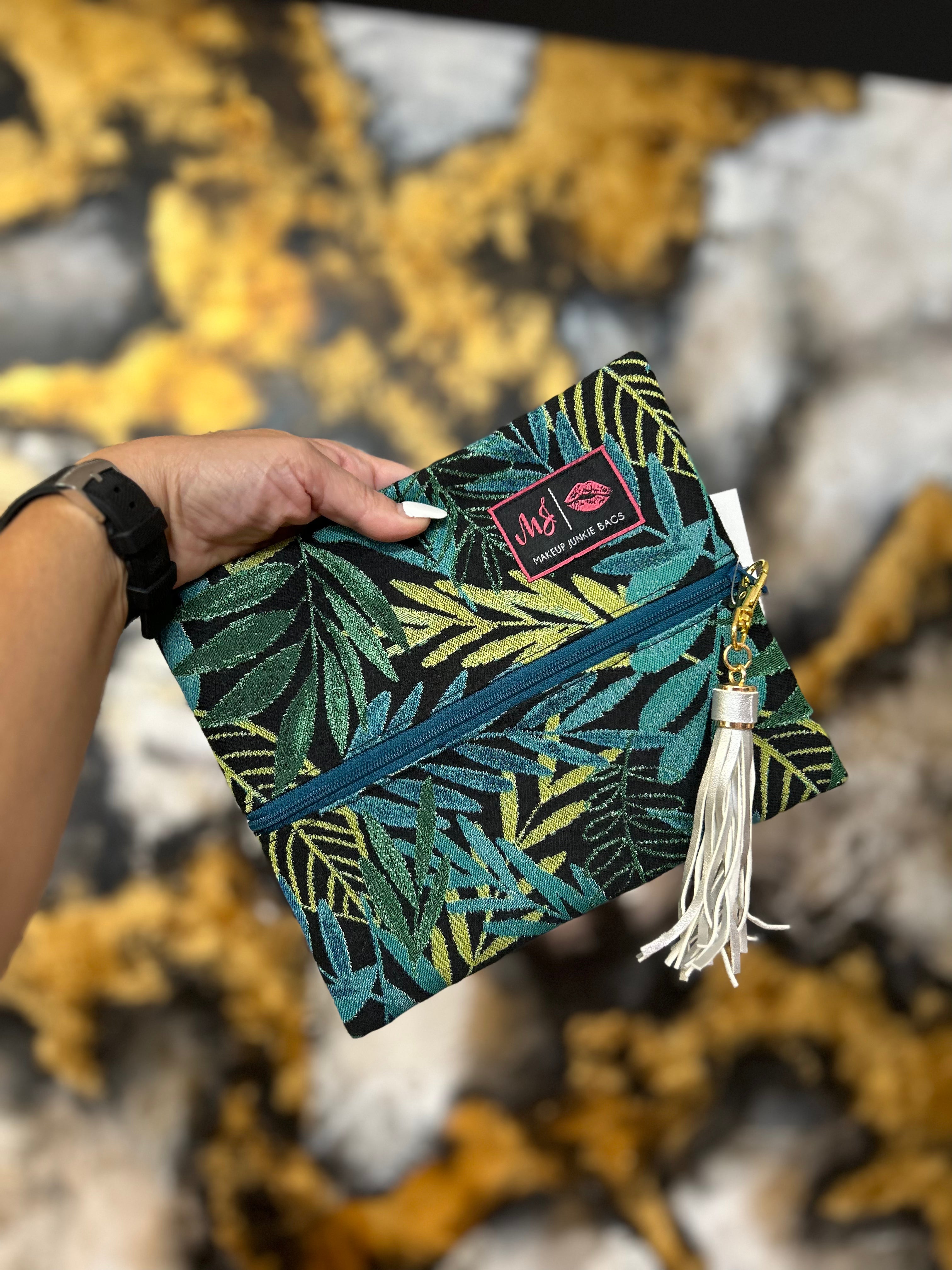 Caribbean Tropic Makeup Junkie Bag - Small