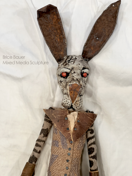 raw art found object animal sculptures