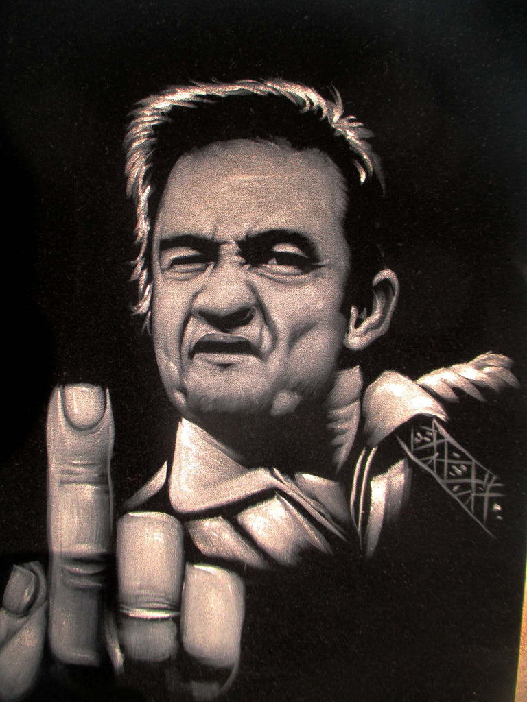 johnny cash middle finger