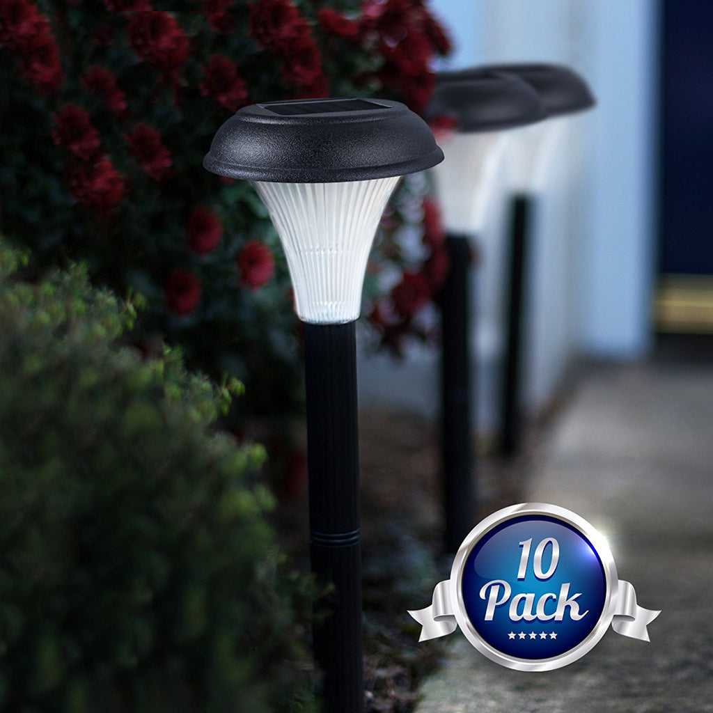 10 Pack of Outdoor Solar Garden Lights – GardenBliss Products