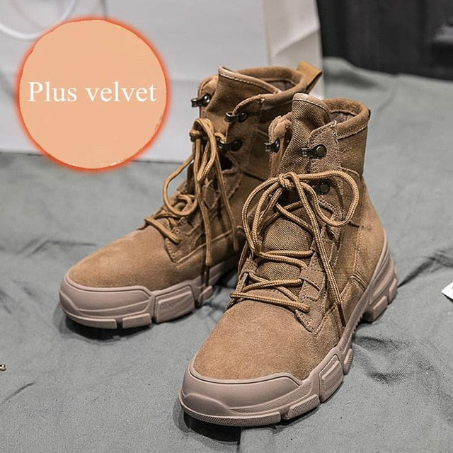 high ankle hiking boots