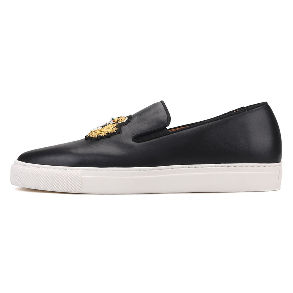 mens black shoes with white bottoms