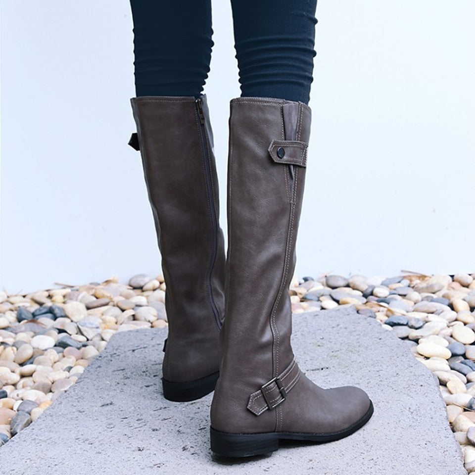 winter boots women knee high