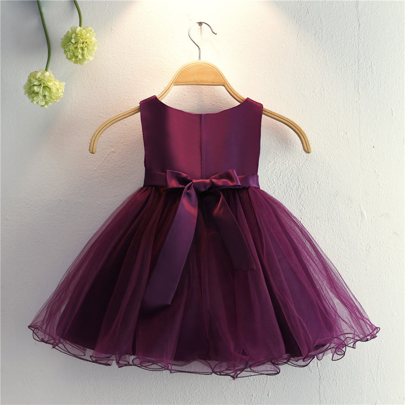 purple infant dress