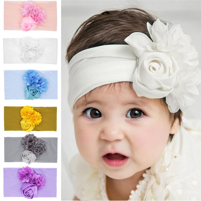 Newborn Baby Girl Headbands Hair Accessories Flower Headband Hair