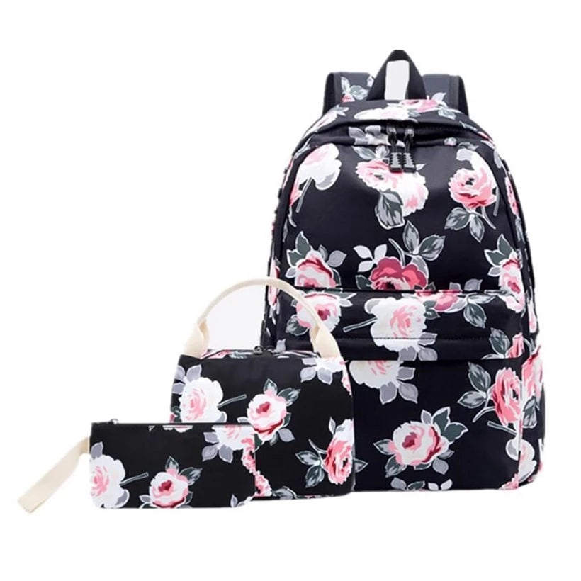 flower bookbag