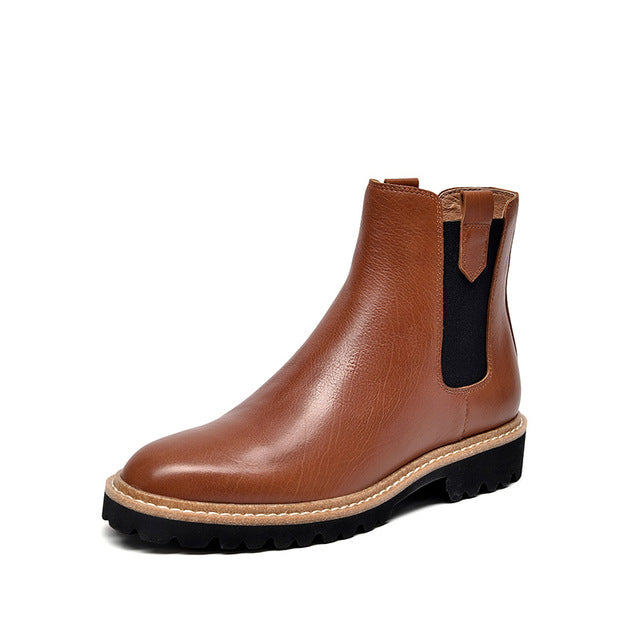 womens chelsea boots with coloured elastic