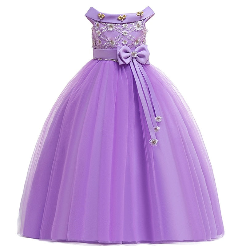 purple dress for 4 year old