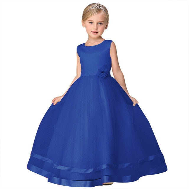 simple gown design for kids