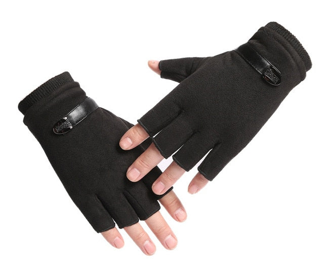 winter half gloves