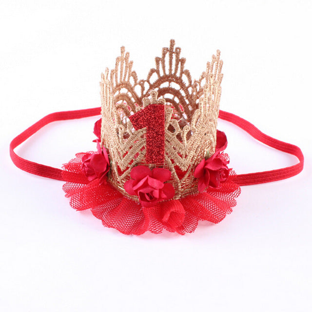 lace birthday crown