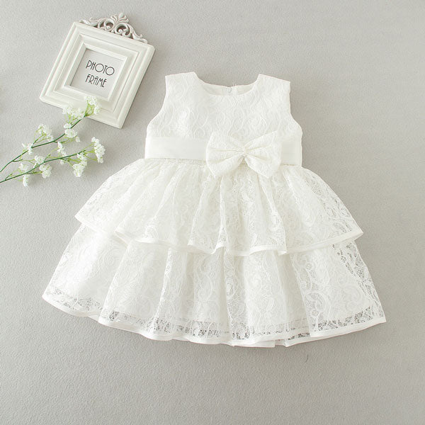 white party dress for baby girl