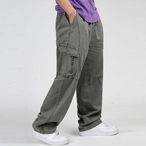 green baggy cargo pants