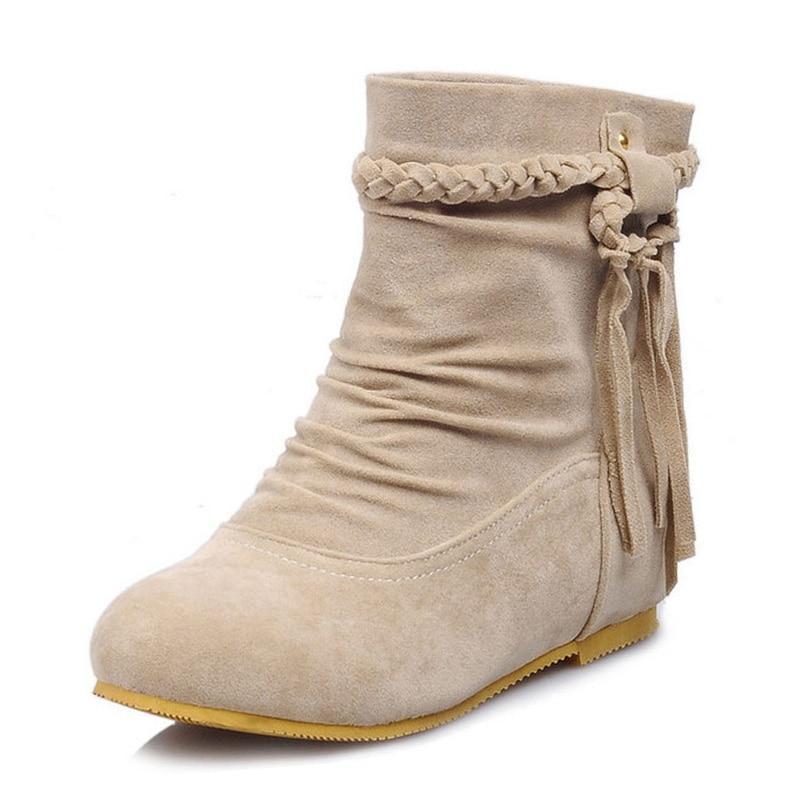 flat ladies ankle boots