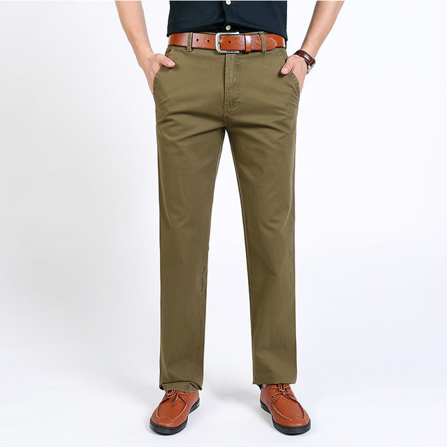 green khaki trousers mens