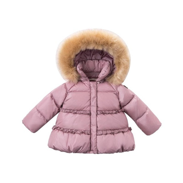 baby girl down winter coat