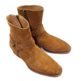 mens chelsea boots with harness