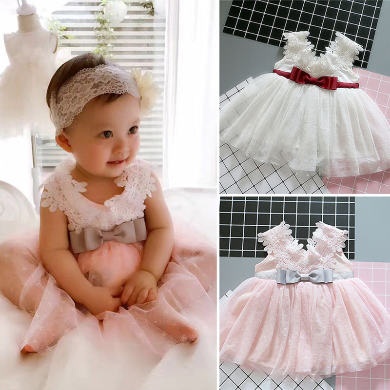 Fairy Baby Girl Christening Dress For 