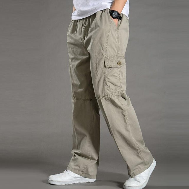 mens summer cotton trousers