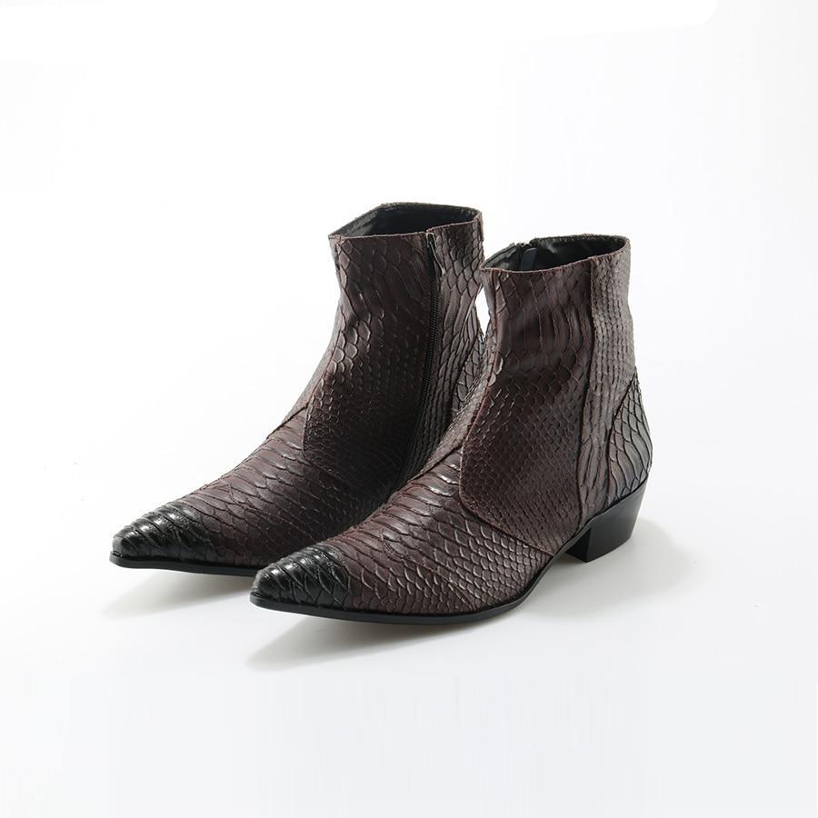 crocodile dress boots