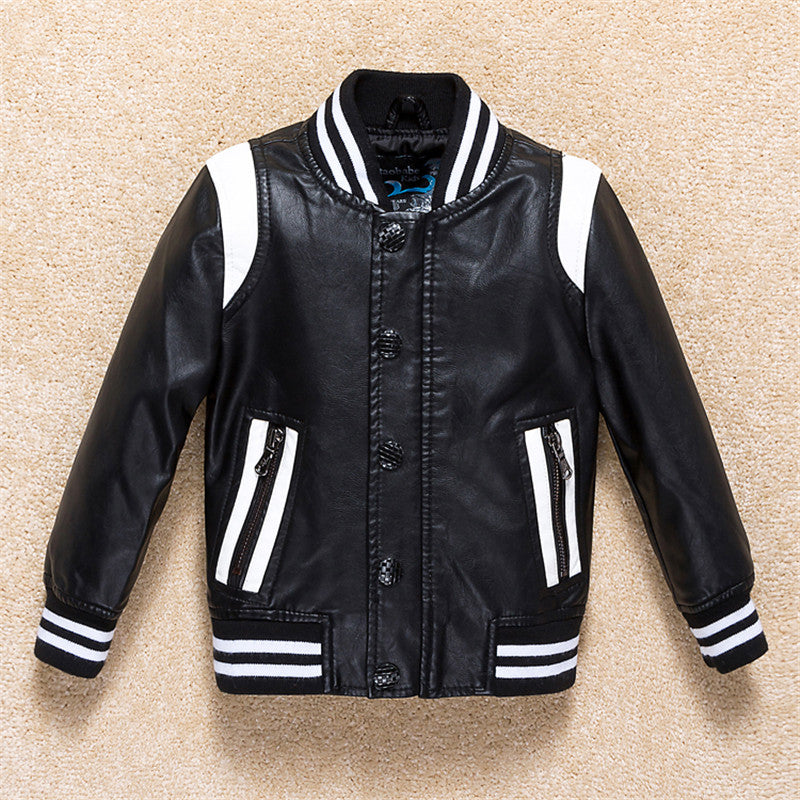 boys leather jacket